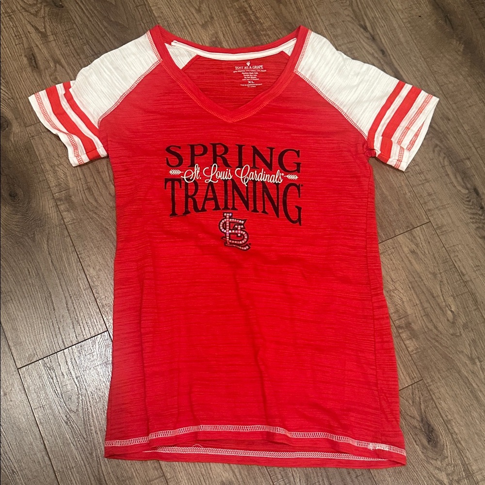 St. Louis Cardinals Red Spring Training Tee Short Sleeve T-Shirt Large XL